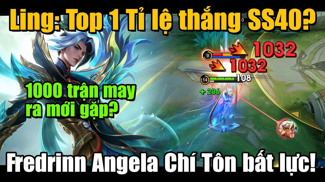 MLBB | LING: TOP 1 TỈ LỆ THẮNG CAO NHẤT MÙA 40? COMBO FREDRINN ANGELA BẤT LỰC NHÌN NHÀ NỔ! | Tốp Mỡ