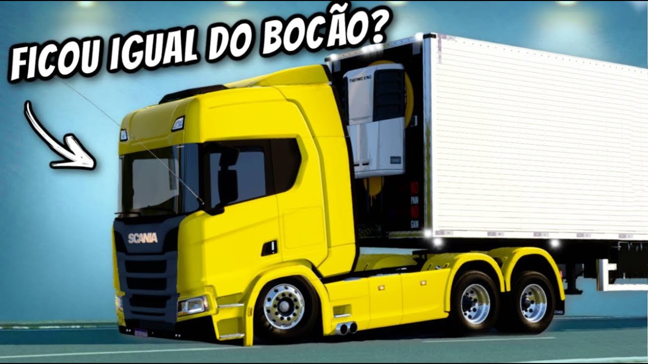 MONTEI A SCANIA DO BOCÃO GFM COM MODS GRÁTIS NO ETS2