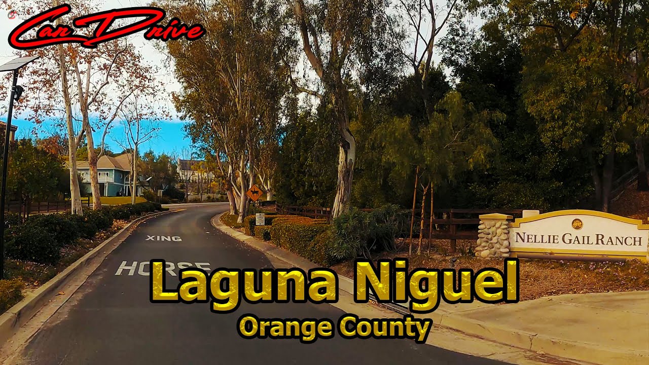 Laguna Niguel 4K Car Drive Orange County, driving around the neighborhood, driving around the US