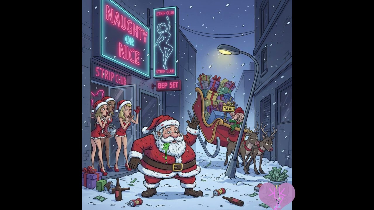 Santa's 12 days of strip club Christmas