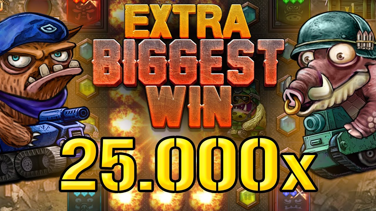 INSANE MAX WIN playing TANKED by NoLimit City - 25,000x!
