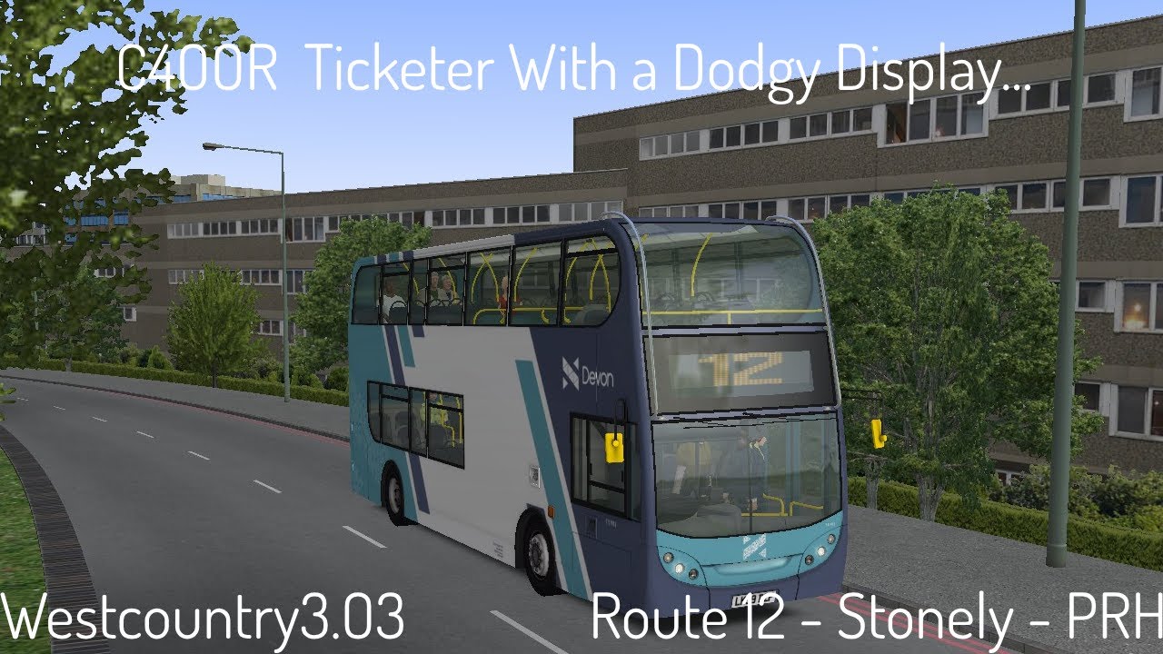 C400R - Ticketer -Westcountry3.03 - 12 Stonley - PRH