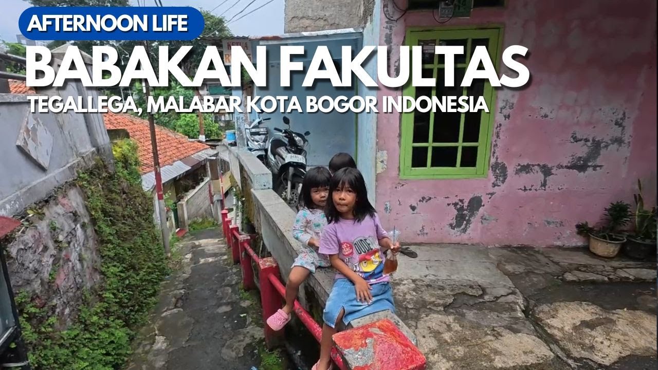 Blusukan ke Pemukiman Padat Babakan Fakultas Kota Bogor | Real Life in Bogor Indonesia