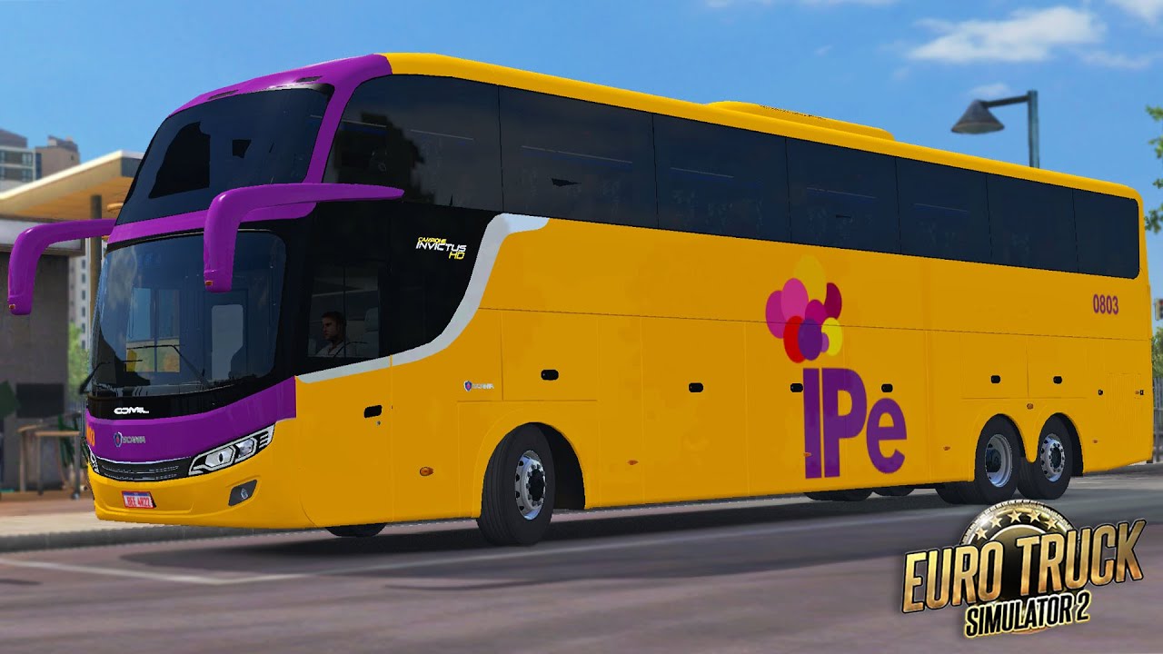 Euro Truck Simulator 2 | MOD BUS &ndash; EAA | COMIL INVICTUS HD | IPE | Porto Velho / Rio Branco