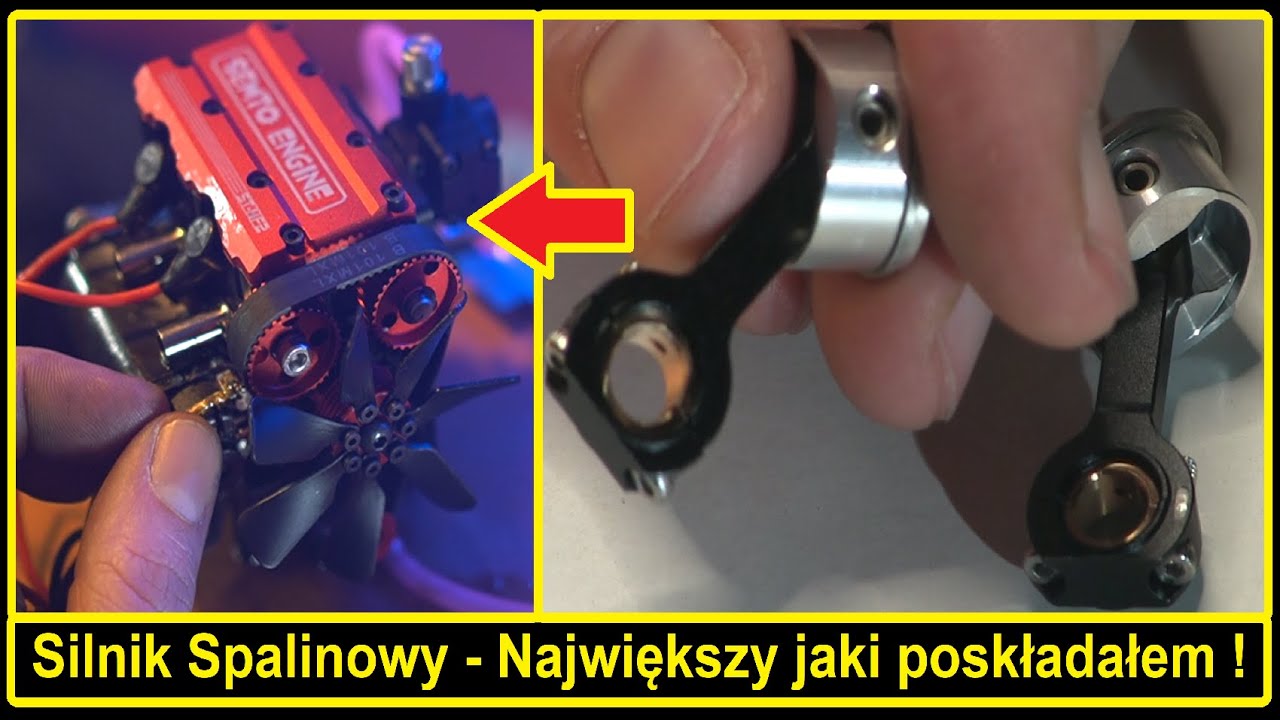 Рабочий мини-RC Nitro двигатель внутреннего сгорания модельный комплект L200AC 2 цилиндра