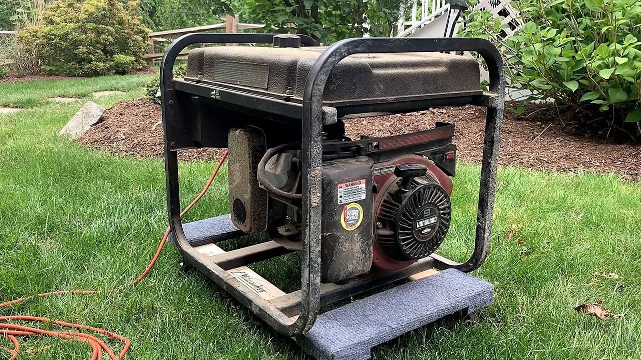 Dirty Coleman Powermate Generator - Left Behind