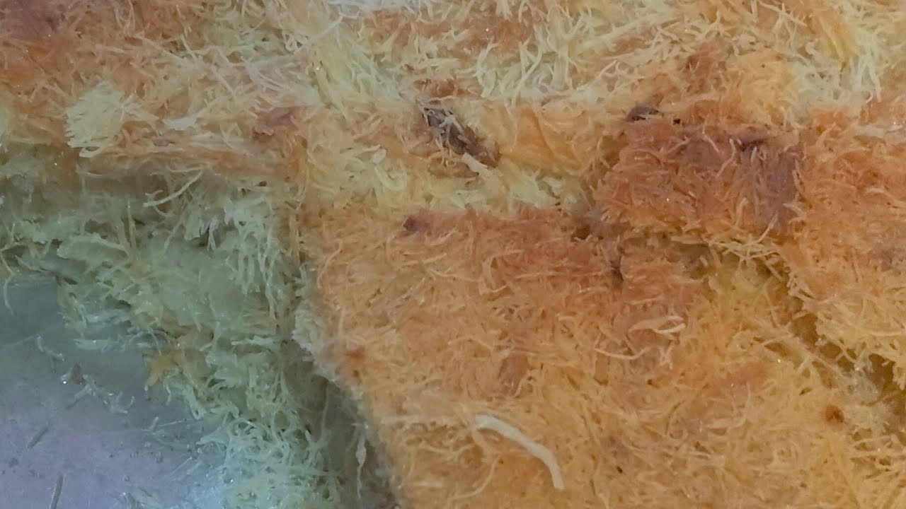 طريقة الكنافه بالقشطه 