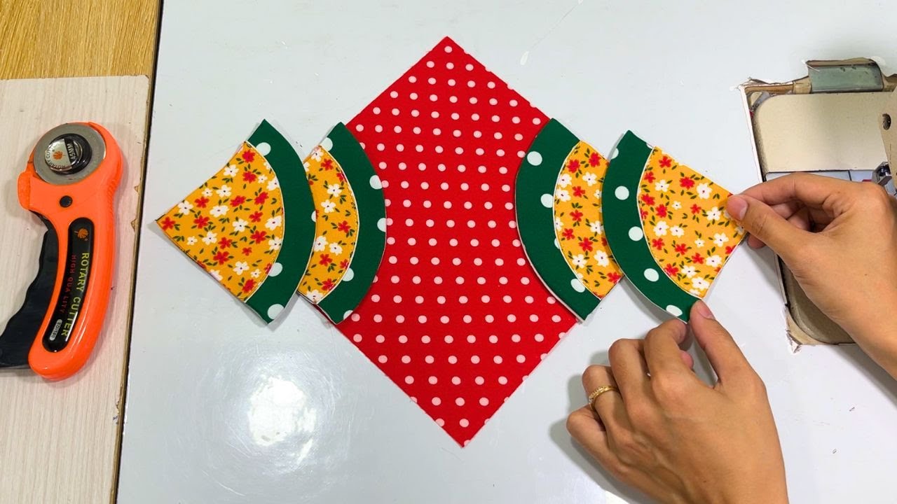 3 Ideas for Sewing Scraps Fabric to Create Beautiful Items For Kitchen - Potholder, Table Topper