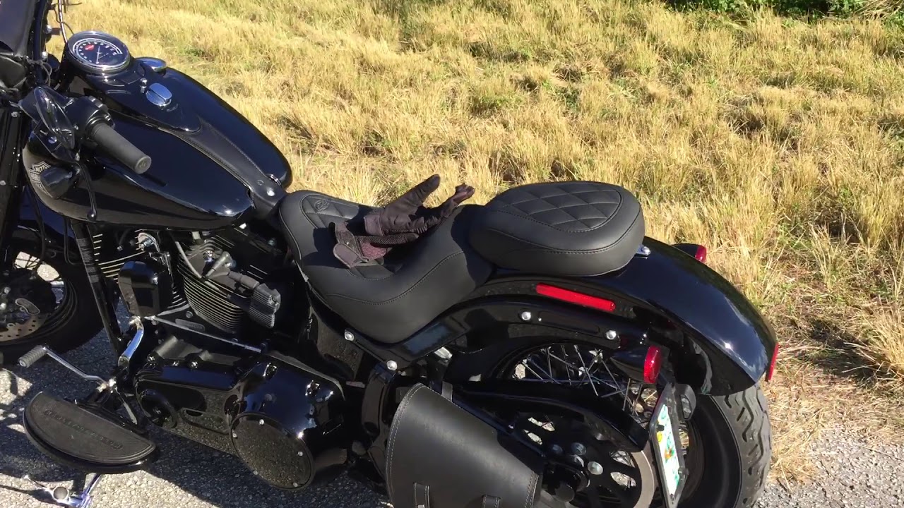 Harley Davidson Softail Slim S with Crusher exhaust and new mods