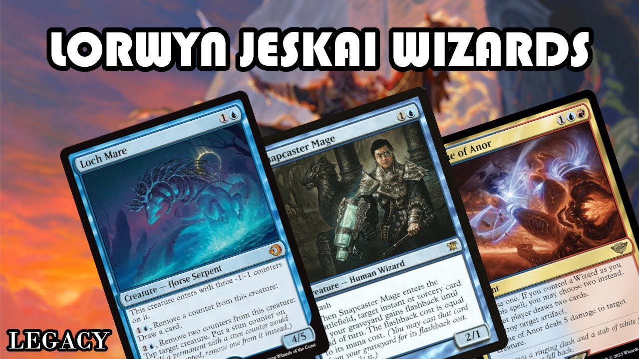 MY KINGDOM FOR A HORSE! Jeskai Wizards Control with Loch Mare from Lorwyn! | MTG | Legacy