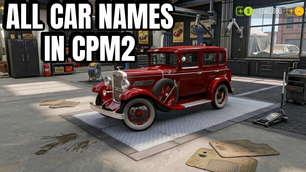 Все названия машин в последнем обновлении Car Parking Multiplayer 2