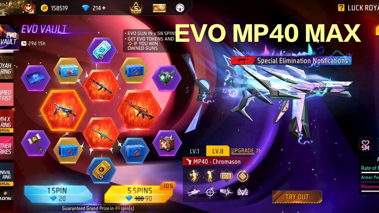Evo mp40 nikal gayi yaar #freefire #video #viral 