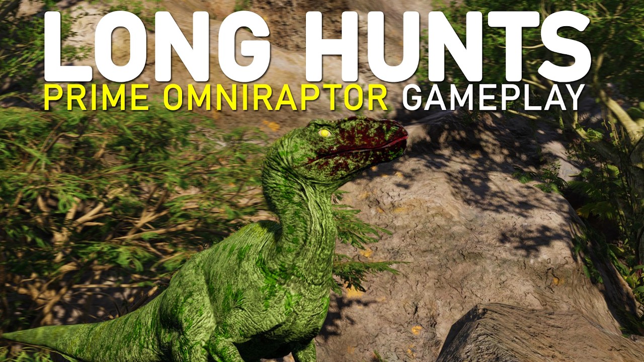 Hunting in a 400-Player Dinosaur Ecosystem as a Raptor | The Isle EVRIMA