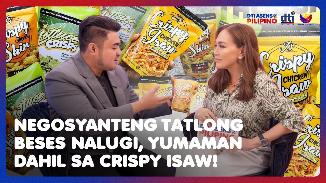 Negosyanteng Tatlong Beses Nalugi, Yumaman Dahil sa Crispy Isaw!  | DTI: ASENSO PILIPINO