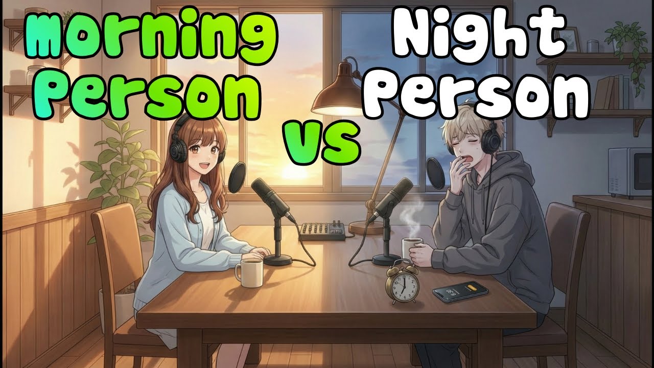 Morning Person vs. Night Person | Easy English Practice | English Podcast