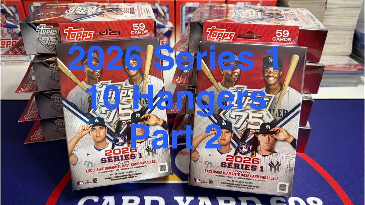 2026 Topps Series 1 - 10 more hangers. It’s a tough rip, buyer beware!