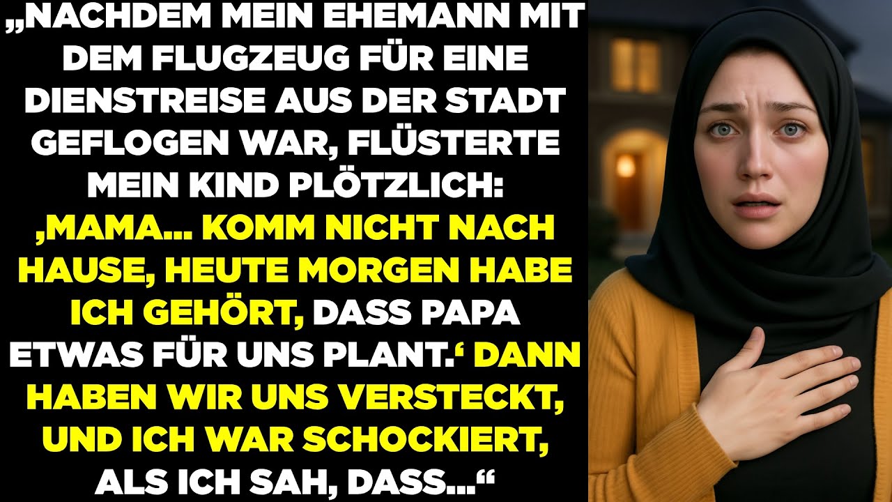 „Mama, wir dürfen heute nicht nach Hause!“, schrie mein Kind panisch – und mir gefror das Blut…