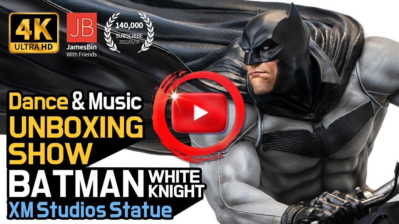 Xm Studios BatMan White Knight Statue Review! | 1/4 Dc Resin Prototype Unboxing