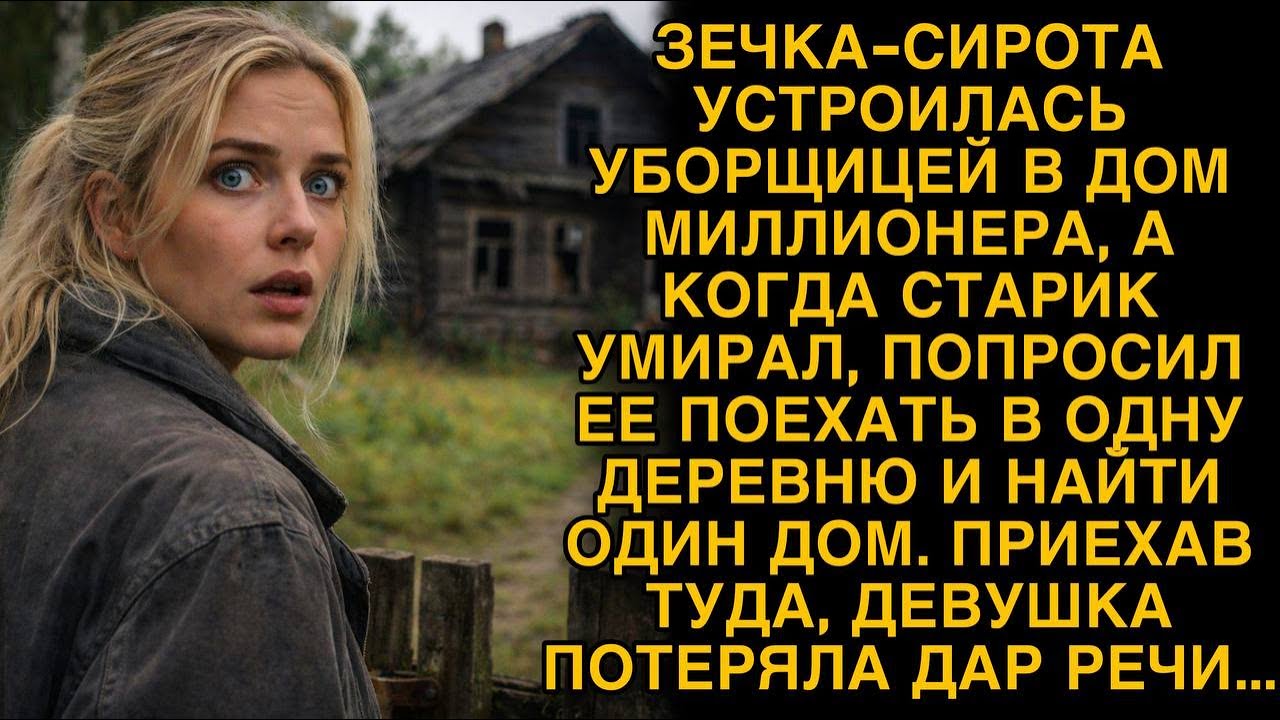Сирота приехала по адресу, который сказал ей умирающий богач, от увиденного потеряла дар речи...