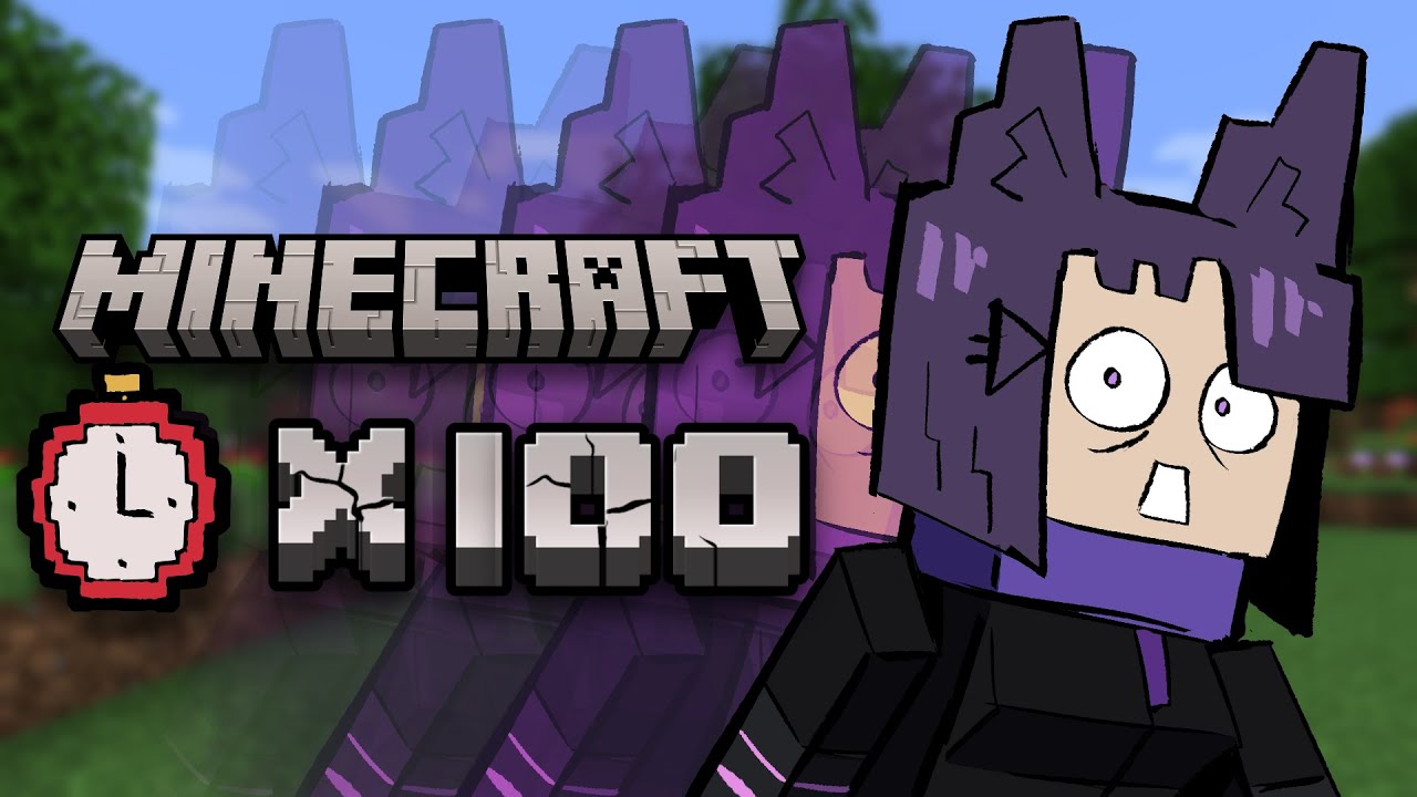 MINECRAFT but 100x FASTER (w/ woops & friends!)