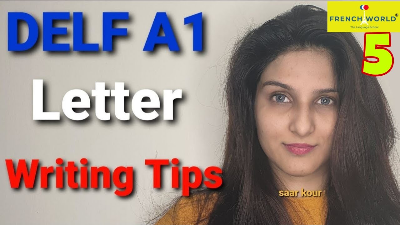 DELF A1 Sample letter writing || 5 || #french #francais #français  #frenchlanguage #learnfrench