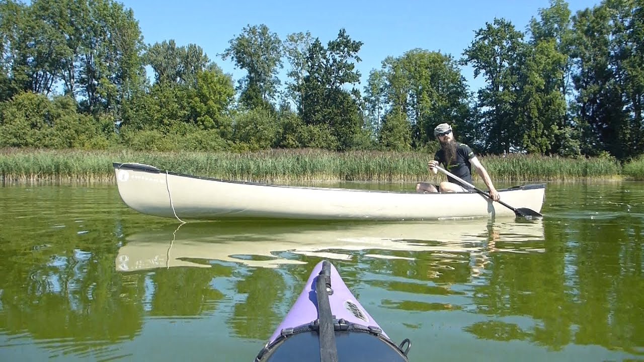 Kit & Kat treffen Madriver Canoe Explorer 16 TT am Waginger See