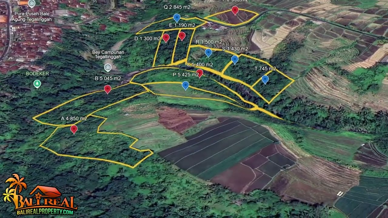 🎀  𝐸𝓍💙𝓉𝒾𝒸  🎀Affordable River Side Land for sale & Lease at Tabanan Bali