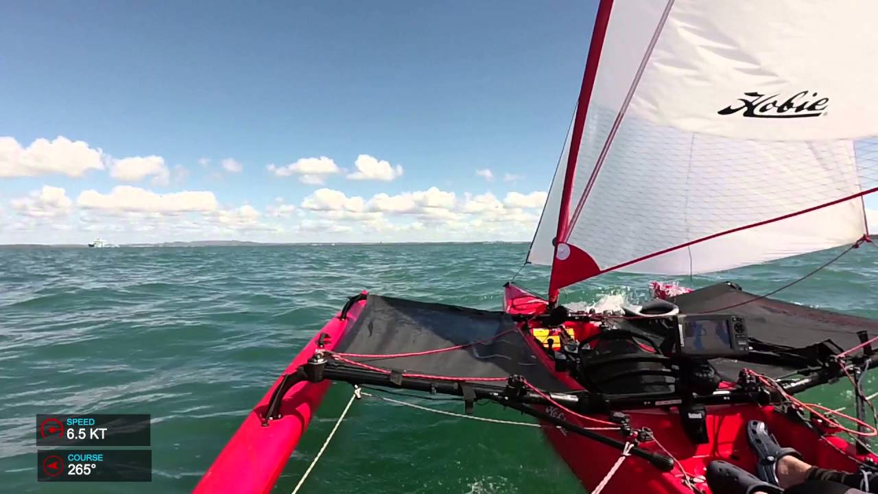 Hobie Island Spinnaker Kit in Action