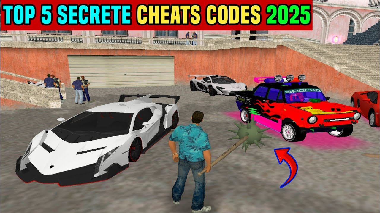 5 лучших чит-кодов GTA Vice City 2025 | SHAKEEL GTA