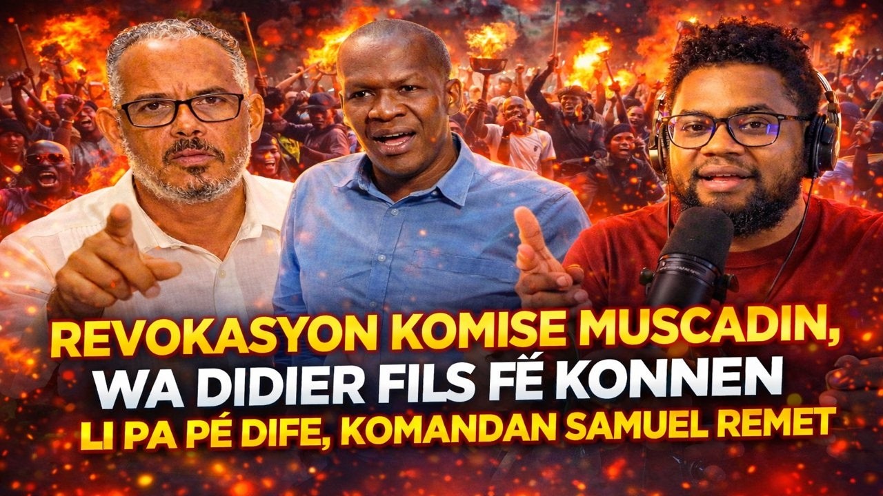 REVOKASYON KOMISE MUSCADIN, WA DIDIER FILS AIME ATAKE MOVE BO A, SAMUEL REMET ZAM