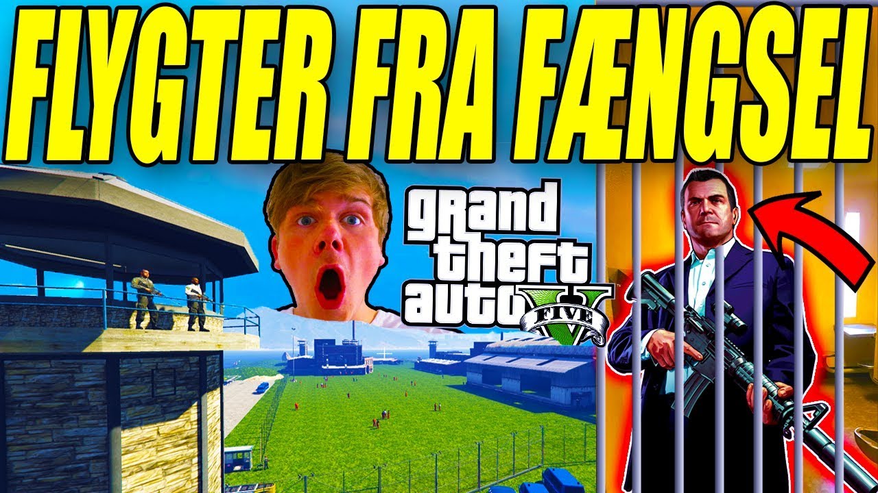 FLYGTER FRA VERDENS MEST SIKREDE FÆNGSEL (ALCATRAZ) - 50⭐ - REAL LIFE MOD - GTA 5 DANSK - [#37]