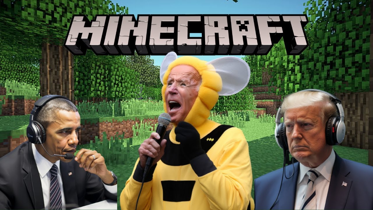 Presidents Play Minecraft: Episode 1 - The Bee