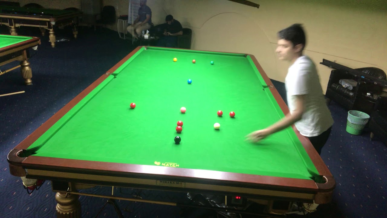 Total clearance 137 by Ayman Alamri in snooker practice