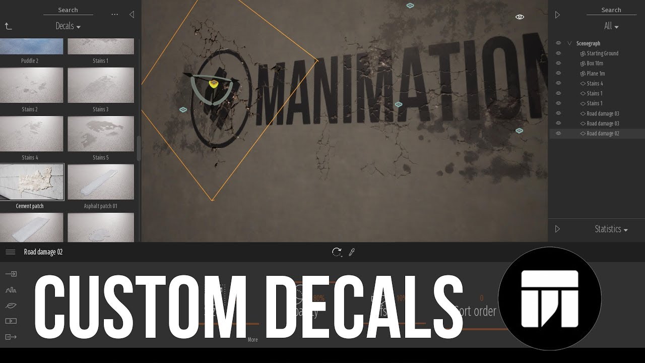 Custom Decals in Twinmotion 2019 [ Tutorial ]