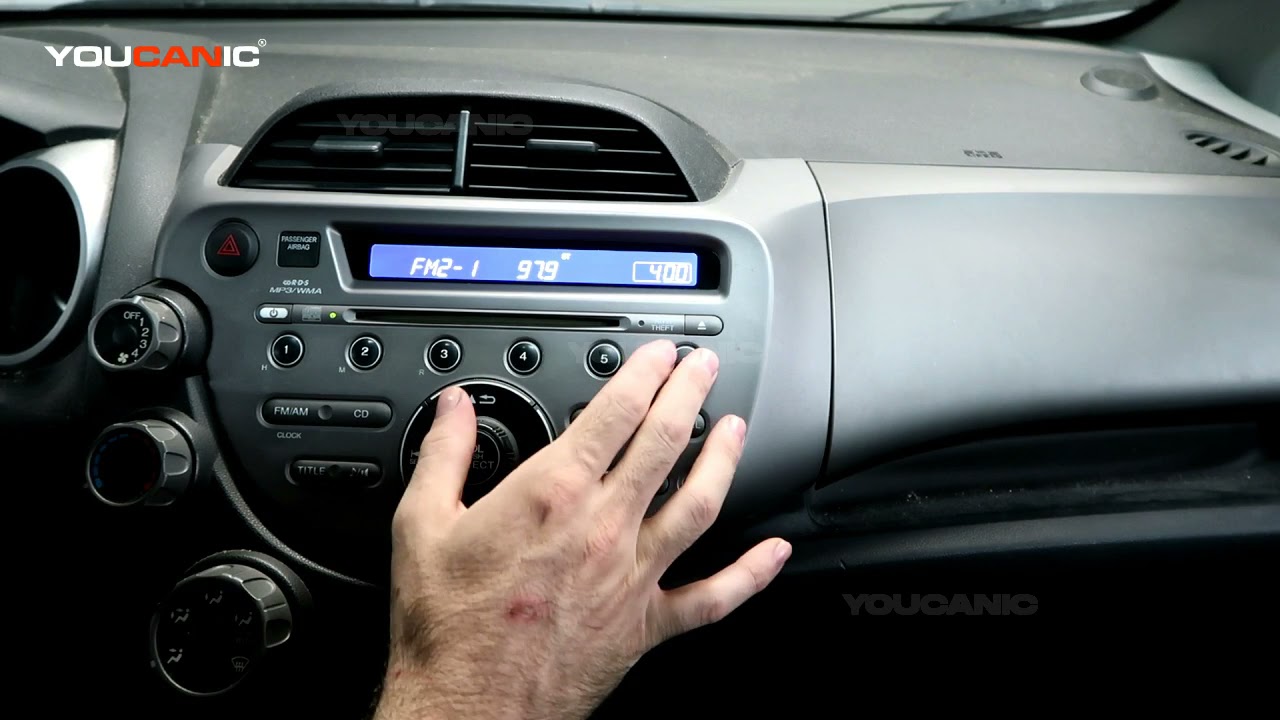 2007-2013 Honda Fit Set Time Clock