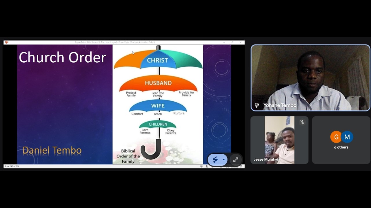 Church order and Ordination - Daniel Tembo