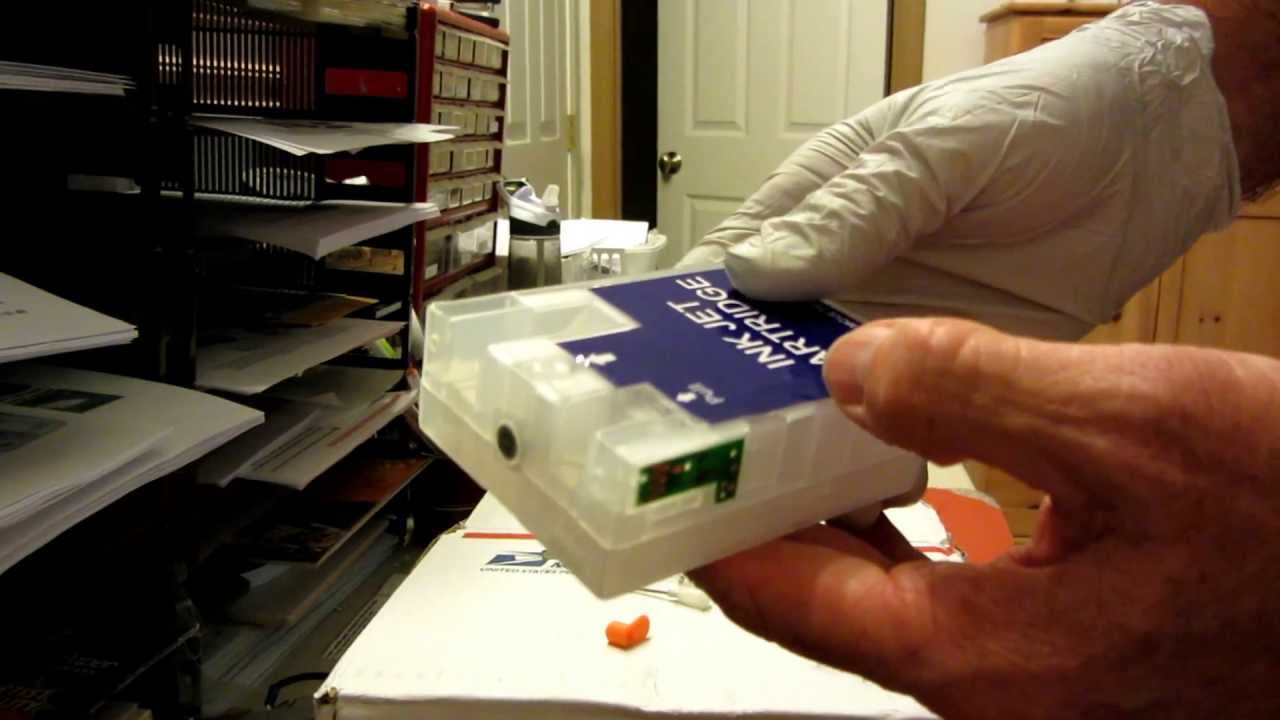 Epson 3800/3850/3880/3885/3890 refillable cartridge instructions.