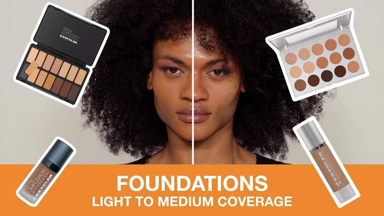 Kryolan Foundation Guide Part 1: Light To Medium Coverage