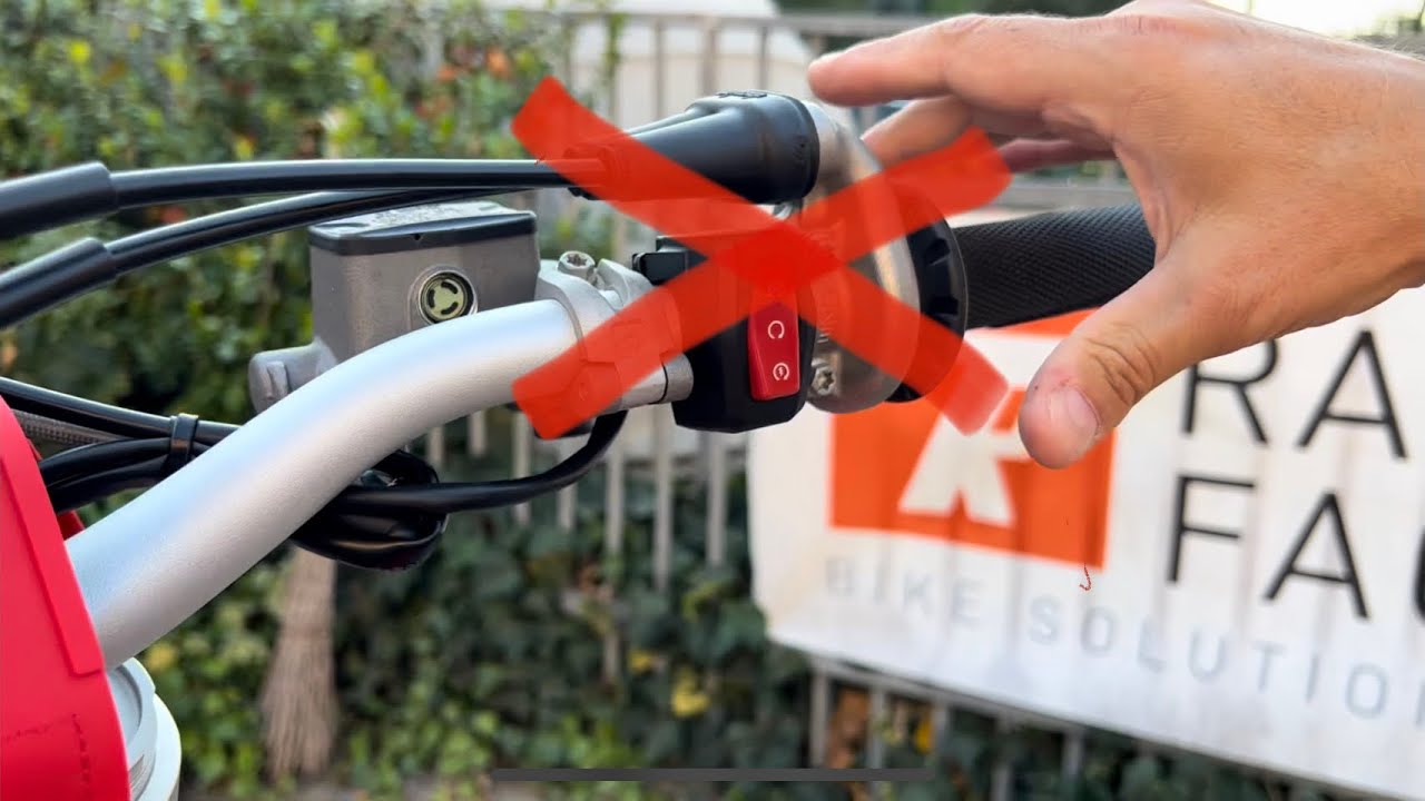 Modifica comandi al manubrio GASGAS KTM E HUSQVARNA MY 2024(Video tutorial)