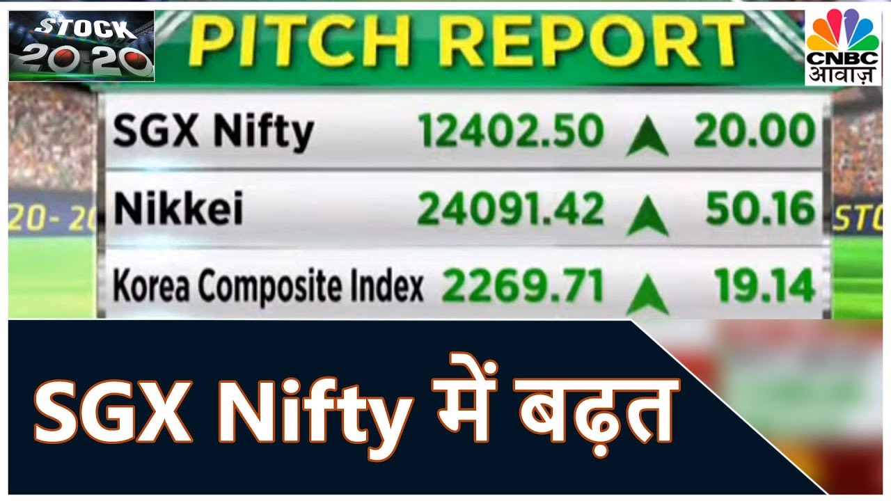 Asian Markets और SGX Nifty में बढ़त | Stock 2020 | CNBC Awaaz