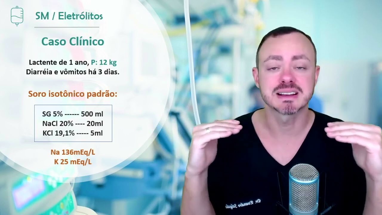 Minicurso de Cálculos - Aula 1/5: Soro de manutenção e Eletrólitos