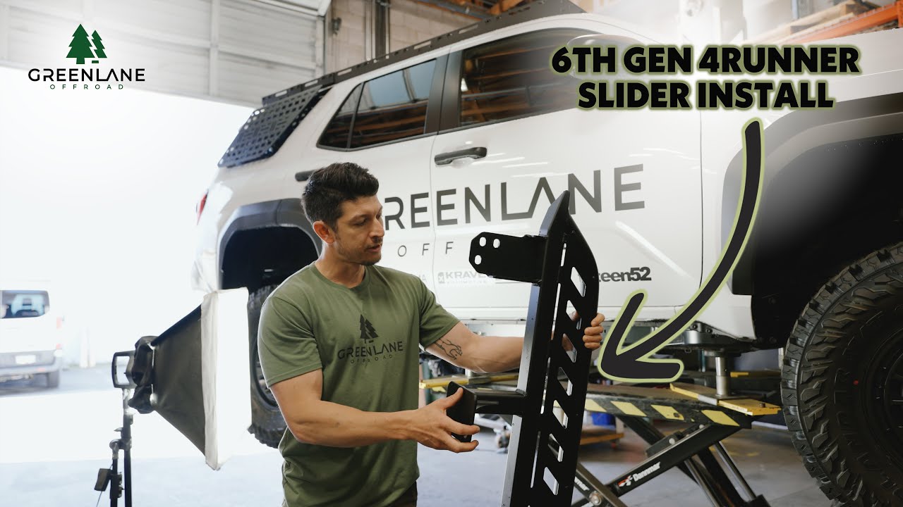 Greenlane Offroad 6th Gen 4Runner ALUMINUM Slider Install!