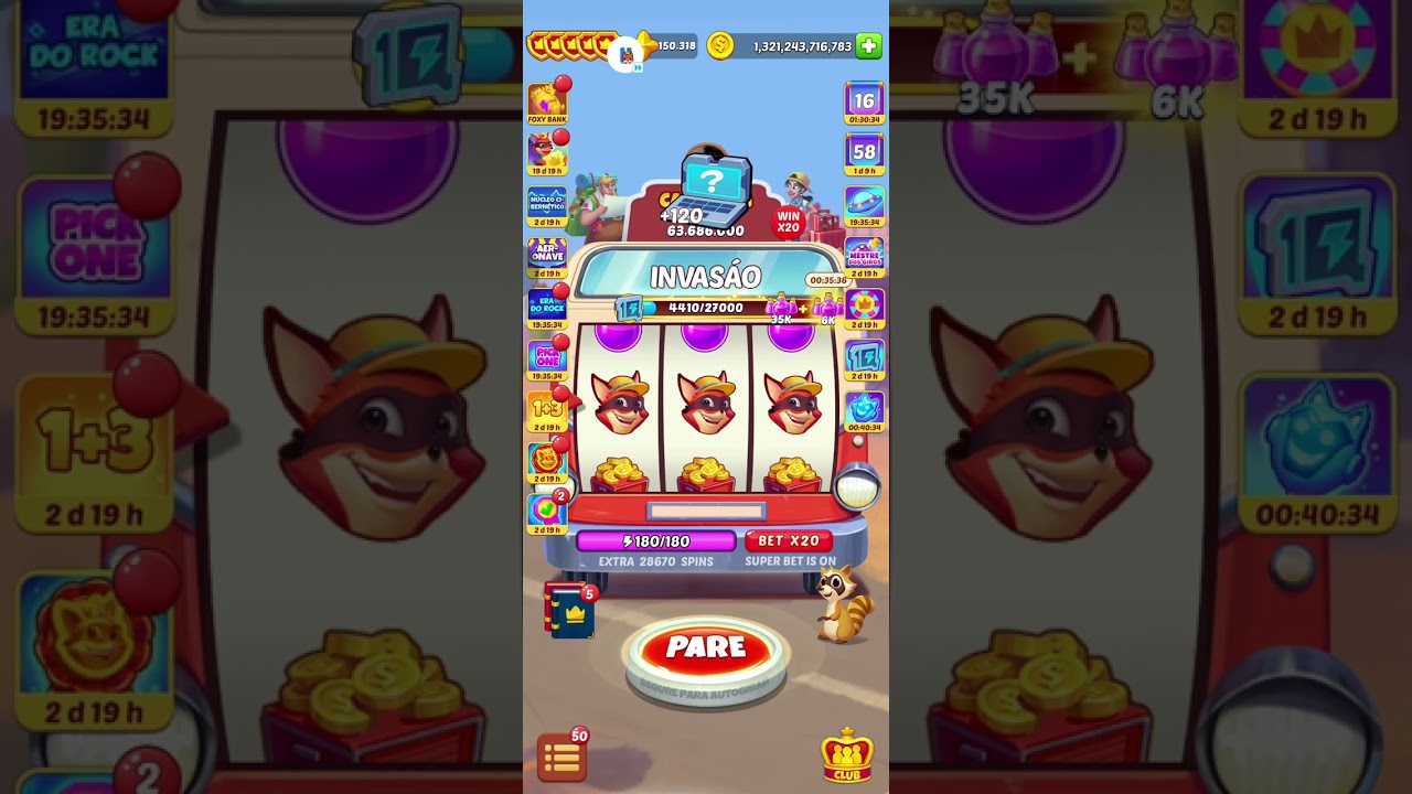 dicas e sequência pra jogar evento misto no crazy fox 8 pontos