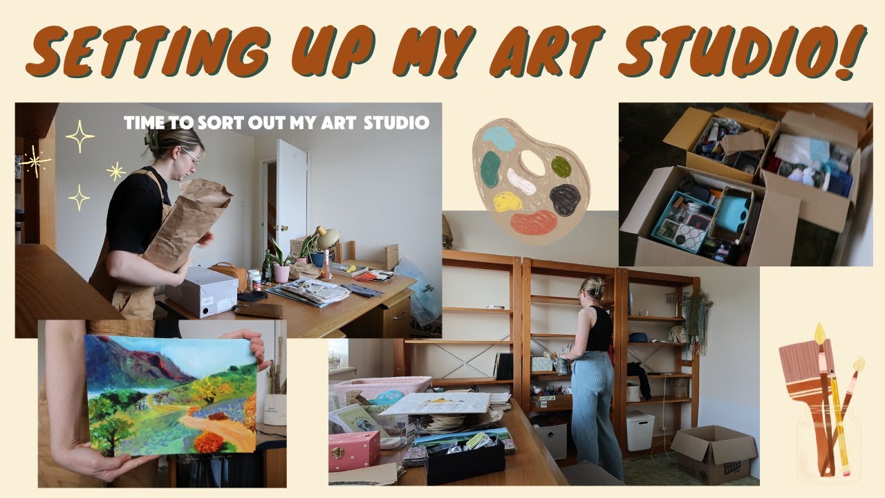 Art Studio Makeover - transforming the spare room into a place for my small business