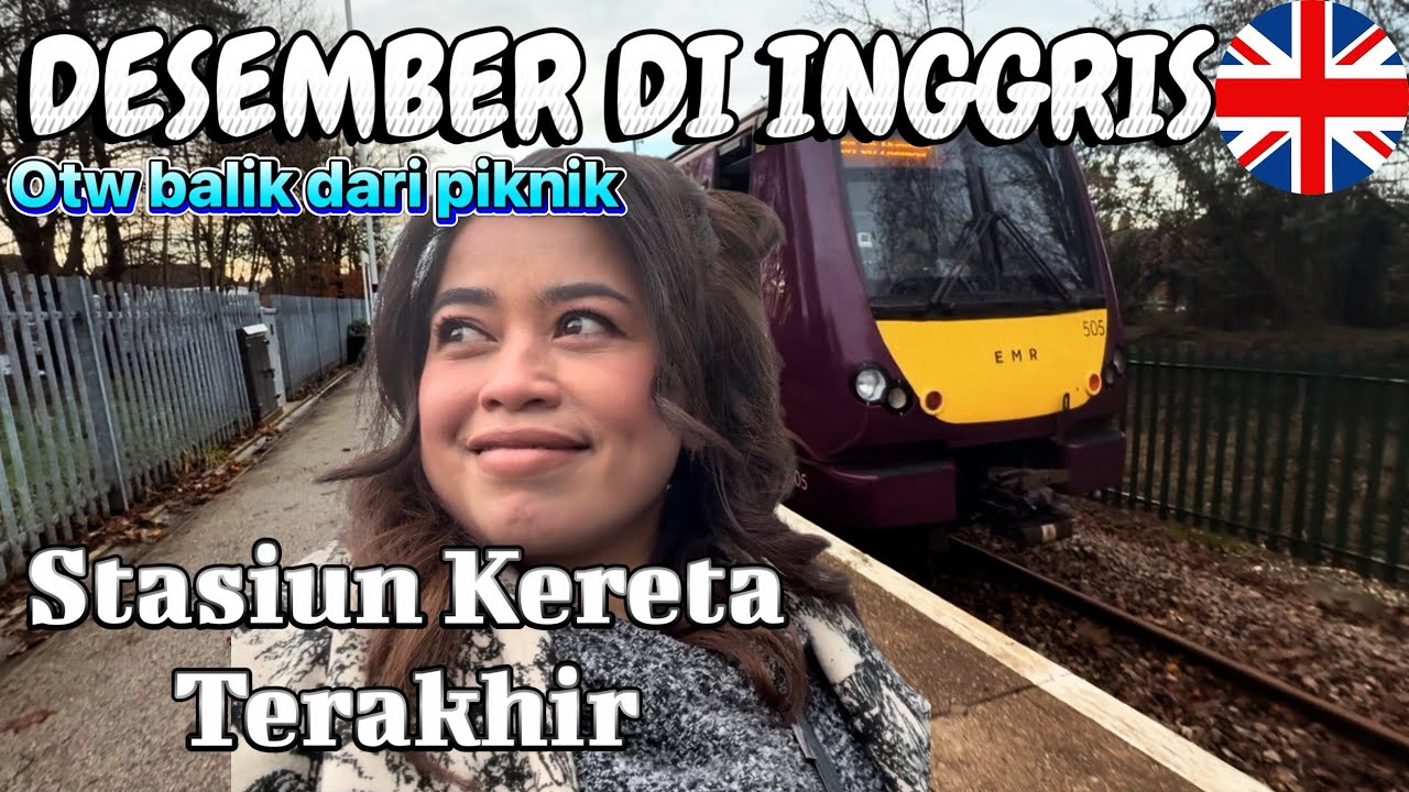 SUASANA SENJA DI STASIUN EMR BARTON-INGGRIS🇬🇧🍂