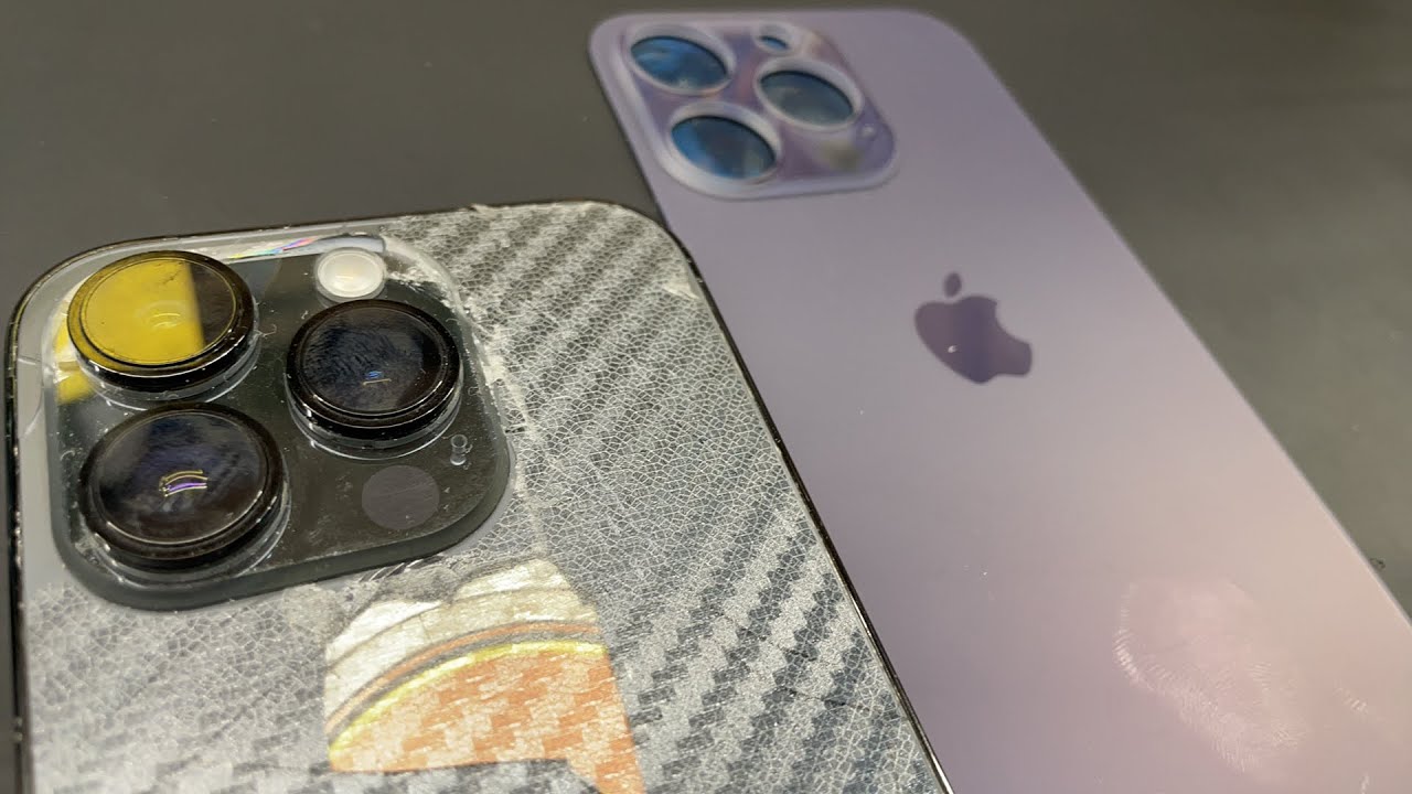 【色替で気分転換】iPhone 14 Pro バックパネル交換修理