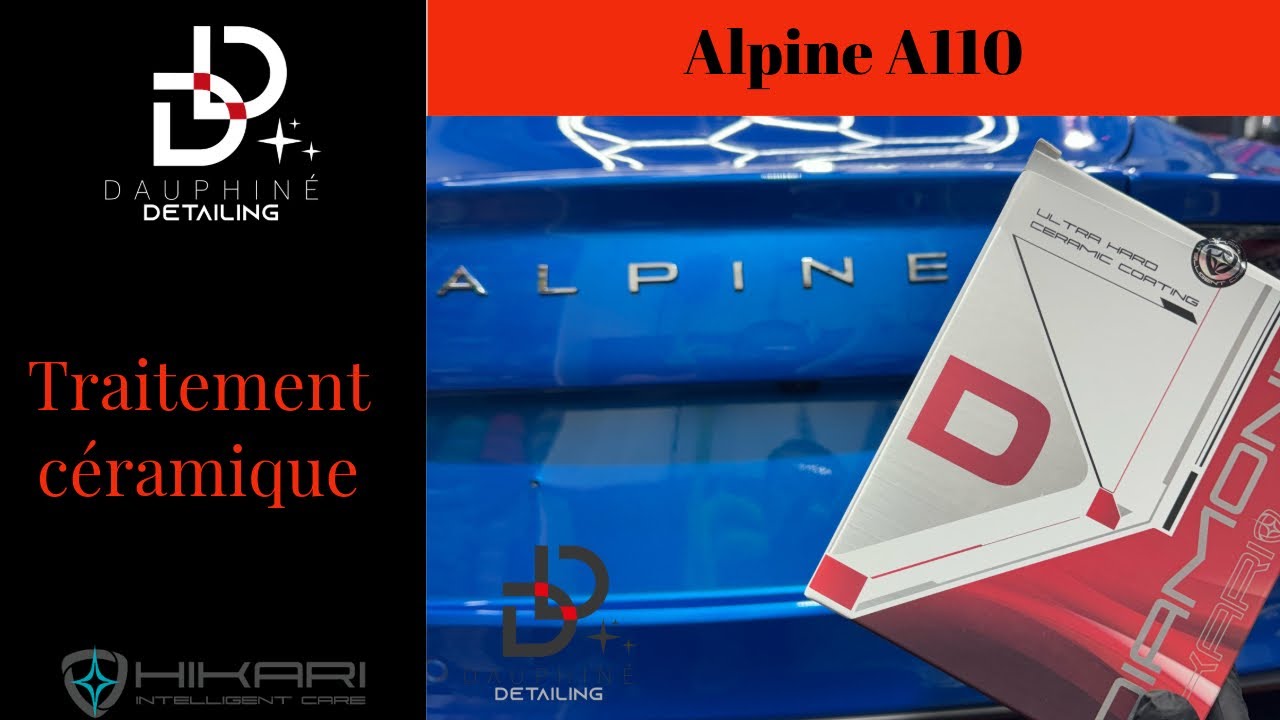 Traitement céramique Hikari Diamond sur Alpine A110
