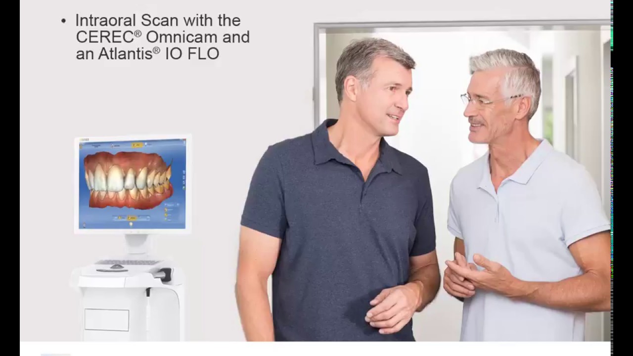 Sirona Connect 4.5.x Intraoral scan with the Omnicam and an Atlantis IO FLO