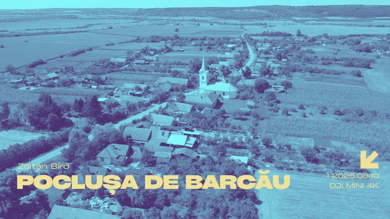 Poclușa de Barcău, Bihor 🇷🇴, 2025.08.10 / Poklostelek / DJI Mini 4K Drone
