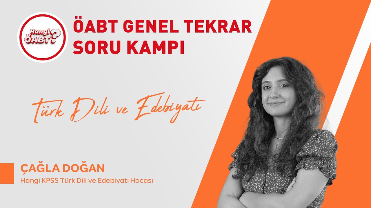 ÖABT Türk Dili ve Edebiyatı Genel Tekrar Soru Çözüm Kampı - 3  Eski Türk Edebiyatı Çağla Doğan